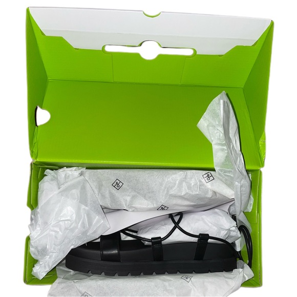 Call It Spring Platform Strappy Black Jayda Sandals - Picture 6 of 6